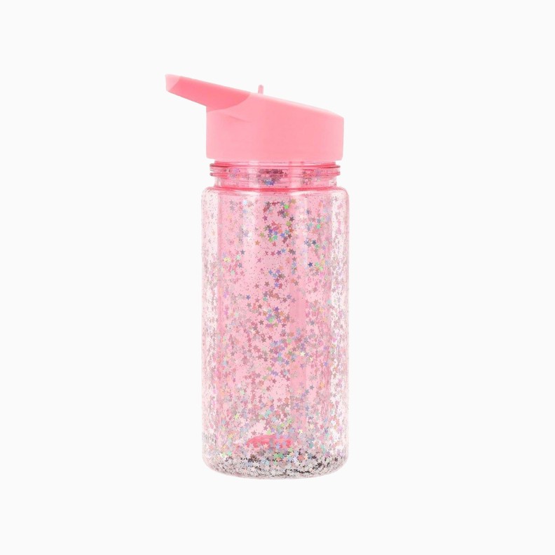 GARRAFA DE PLSTICO GLITTER STARS