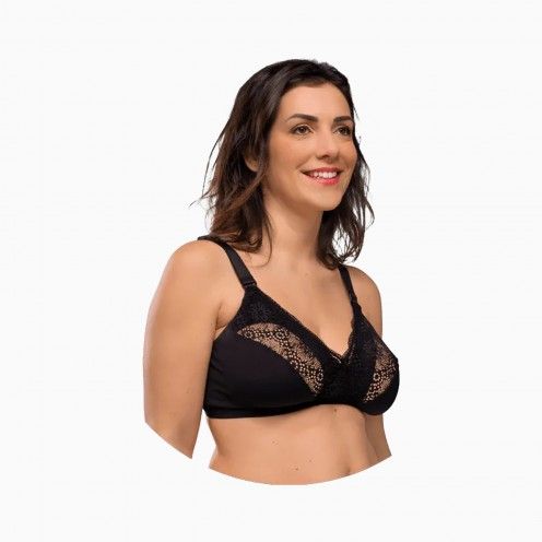 SOUTIEN DE AMAMENTAO SUAVE COMO SEDA PRETO