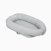 NINHO DE COLCHO ANTI-PLAGIOCEFALIA VICHY GRIS