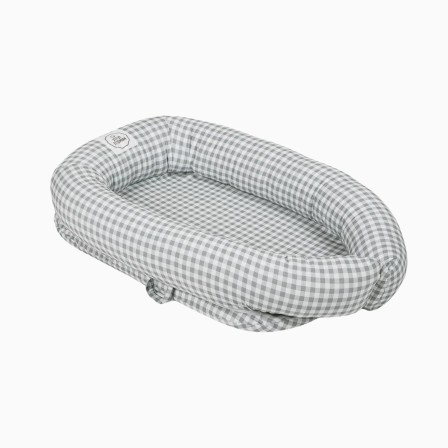 NINHO DE COLCHO ANTI-PLAGIOCEFALIA VICHY GRIS