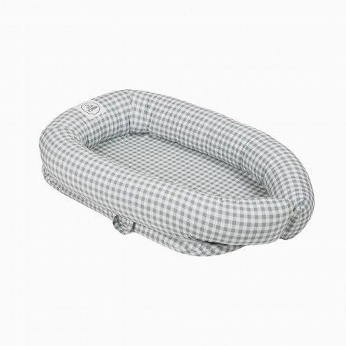 NINHO DE COLCHO ANTI-PLAGIOCEFALIA VICHY GRIS