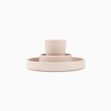CONJUNTO DE JANTAR DE SILICONE CONFETTI