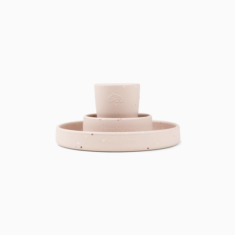 CONJUNTO DE JANTAR DE SILICONE CONFETTI
