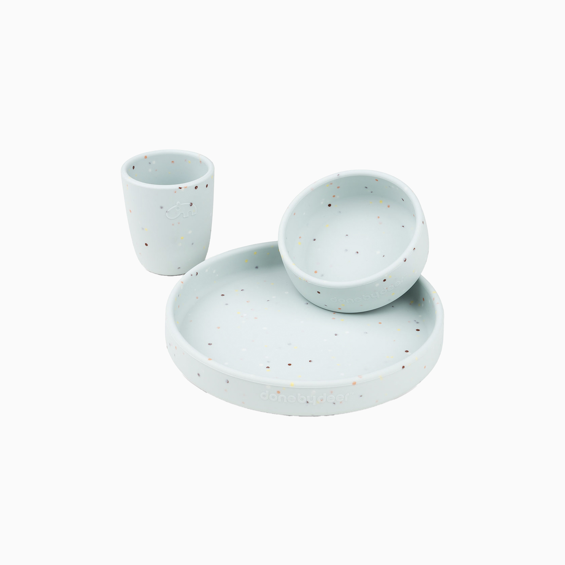 CONJUNTO DE JANTAR DE SILICONE CONFETTI