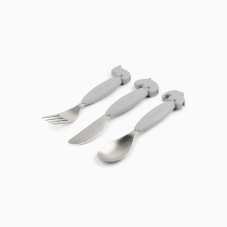 CONJUNTO DE TALHERES EASY-GRIP DEER FRIENDS