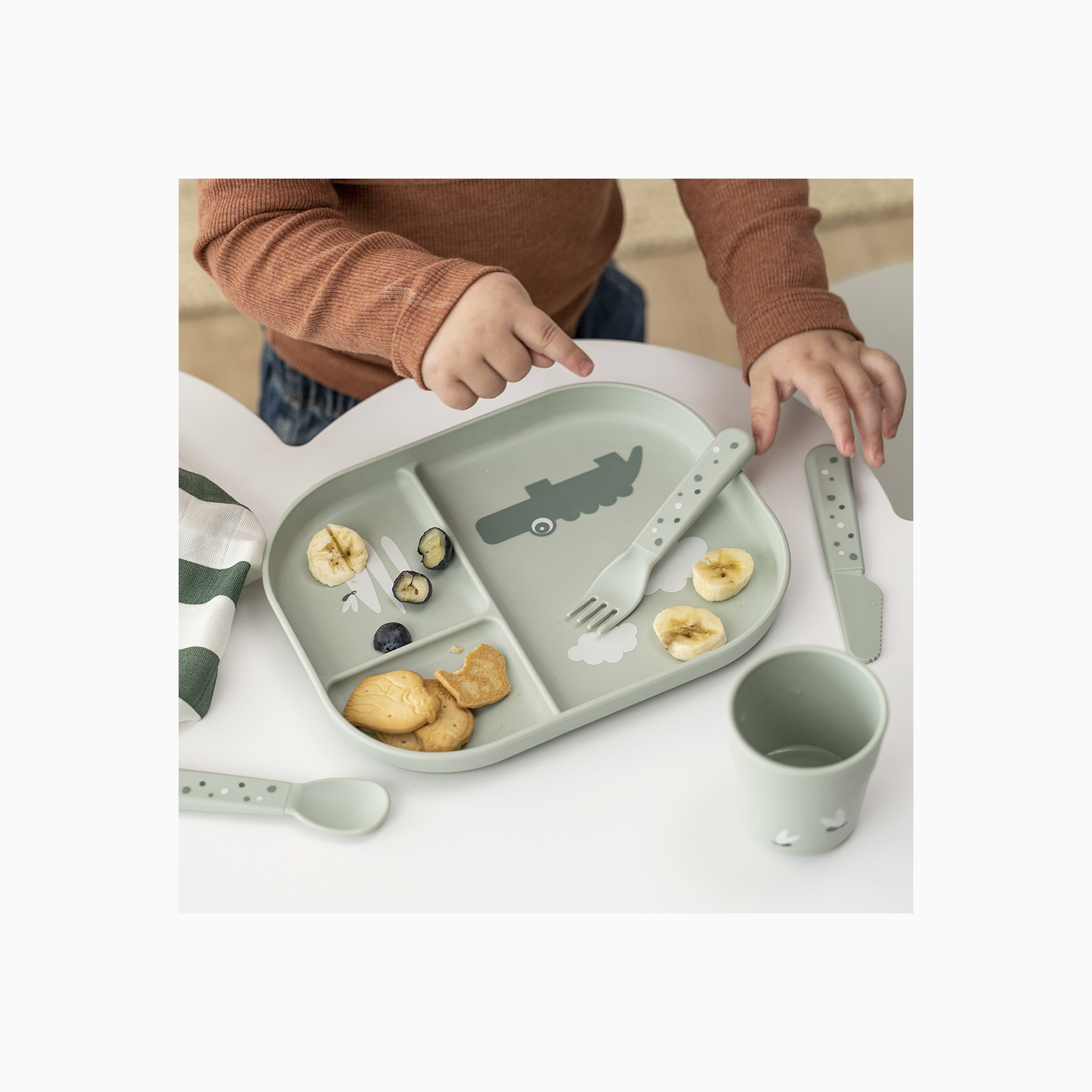 PRATO DE COMPARTIMENTO FOODIE