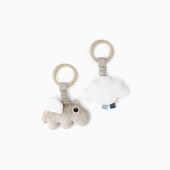 SET 2 BRINQUEDOS DE ATIVIDADES PARA PENDURAR HAPPY CLOUDS SAND