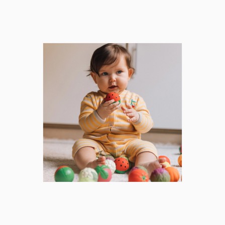 BOLAS SENSORIAIS SALADA DE FRUTA