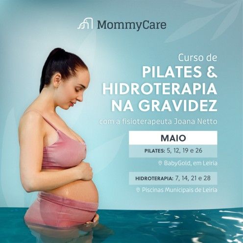 PILATES NA GRAVIDEZ + HIDROTERAPIA MAIO