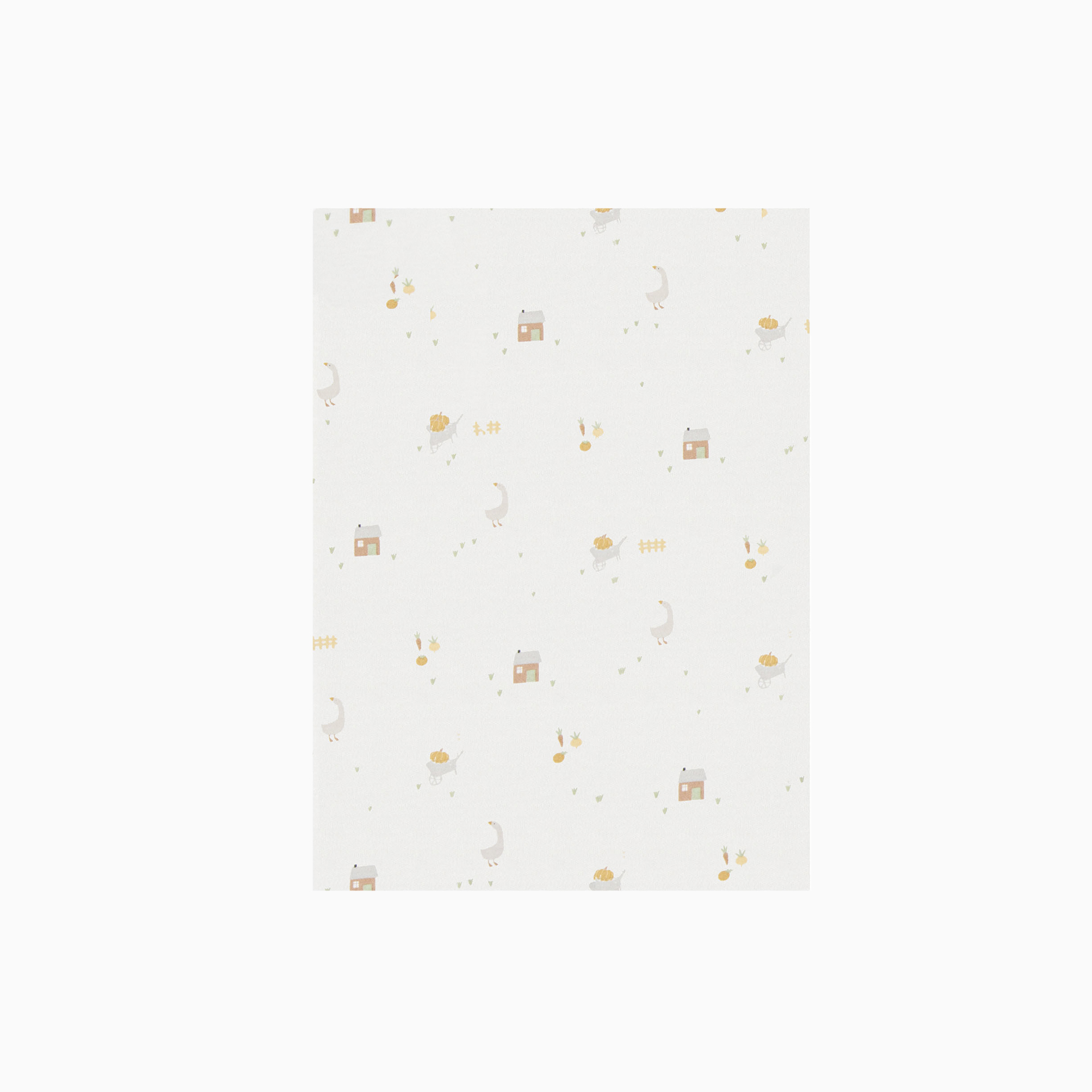 LENÇOL PUNTO AJUSTÁVEL FARM BRANCO/LINO