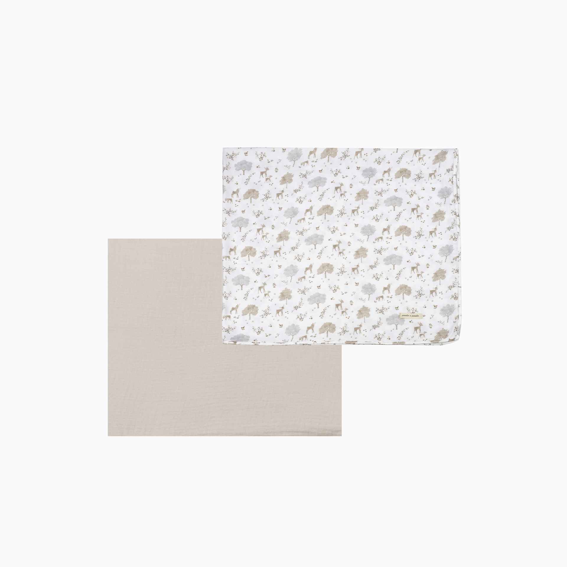 LENÇOL AJUSTÁVEL + MUSSELINA NARA