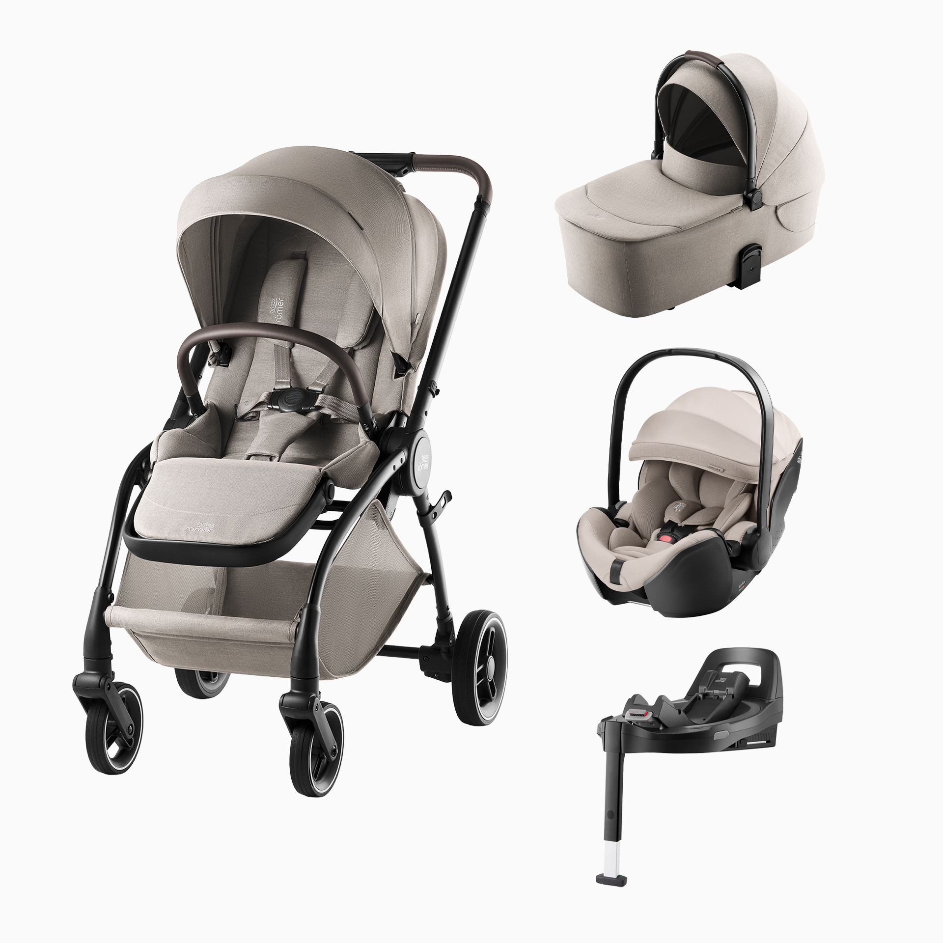 RIO + ALCOFA + BABY-SAFE PRO STYLE + BASE