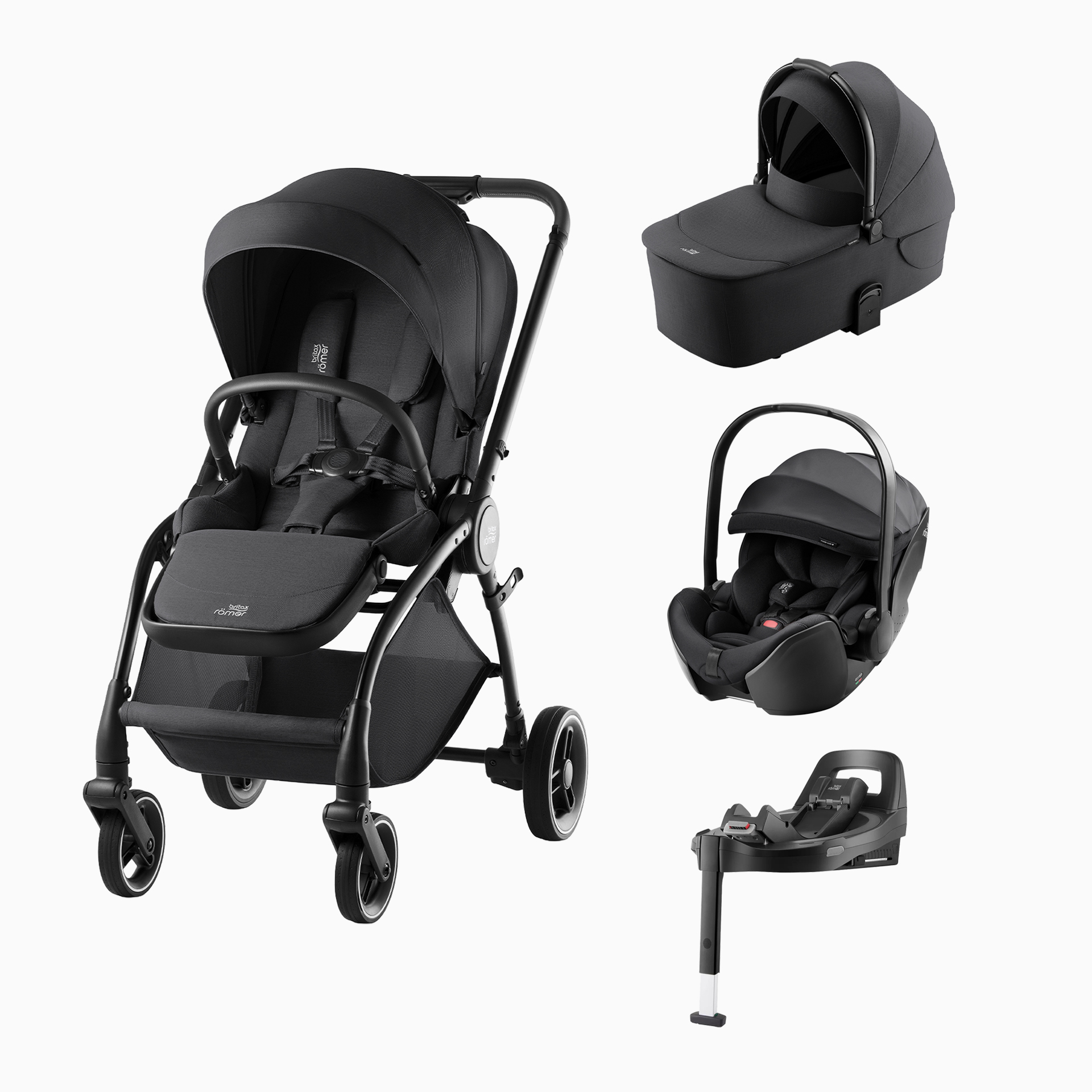 RIO + ALCOFA + BABY-SAFE PRO STYLE + BASE
