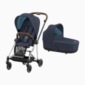 MIOS CHROME BROWN + SEAT PACK + ALCOFA MIOS NAUTICAL BLUE