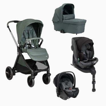 BELLAGIO + FLEXI + FIRST SEAT RECLINE + BI-SEAT I-SIZE COM BASE