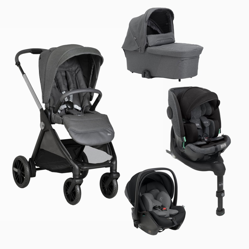 BELLAGIO + FLEXI + FIRST SEAT RECLINE + BI-SEAT I-SIZE COM BASE