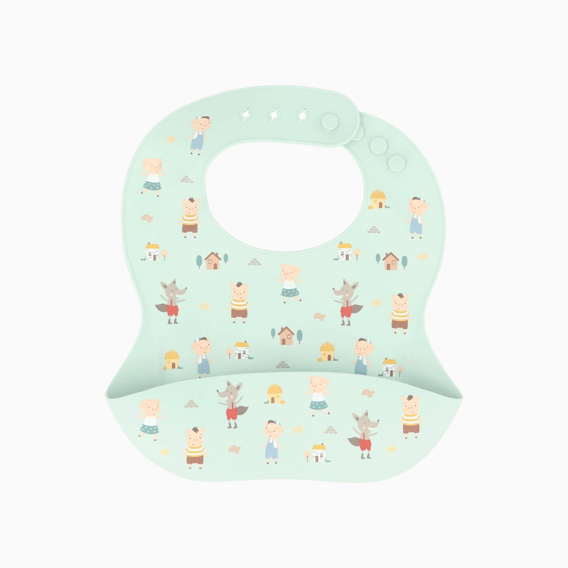 BABETE SILICONE THREE LITTLE PIGS