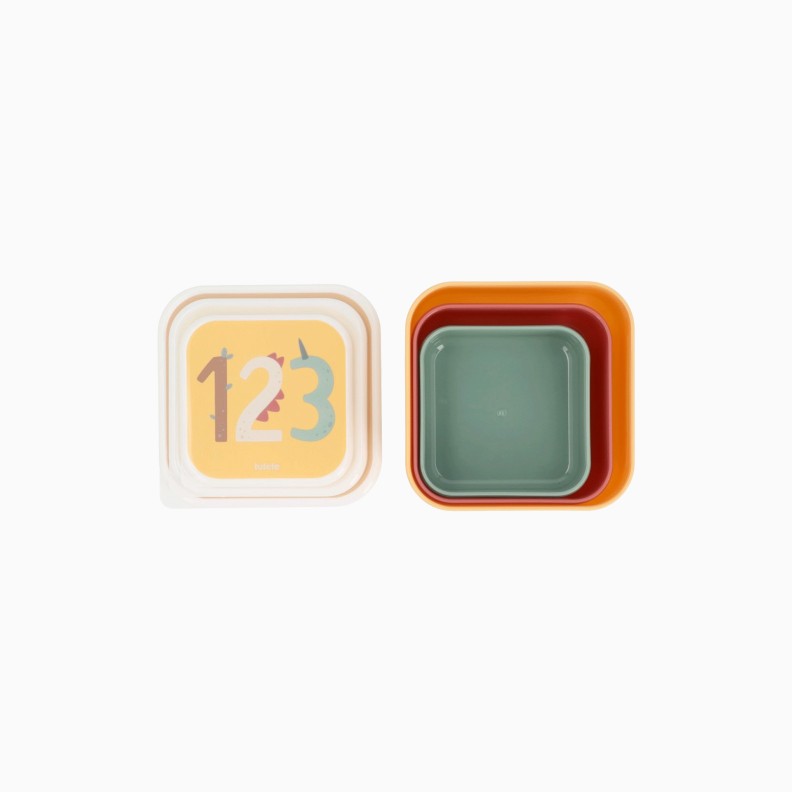 SET 3 LANCHEIRAS FUNNY LETTERS