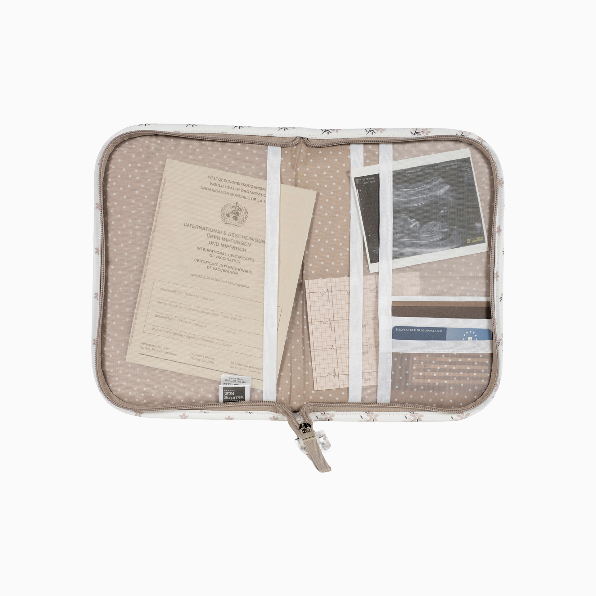 PORTA DOCUMENTOS BOTTON FLOWERS