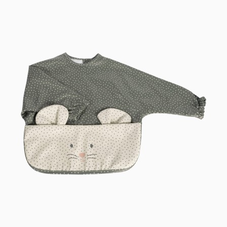 BABETE IMPERMEVEL COM MANGAS POPPY DOT
