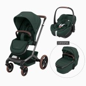 CARRINHO FAME + PEBBLE 360 PRO 2 + OFERTA ALCOFA FAME TWILLIC GREEN