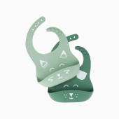 CONJUNTO 2 BABETES DE SILICONE ISY