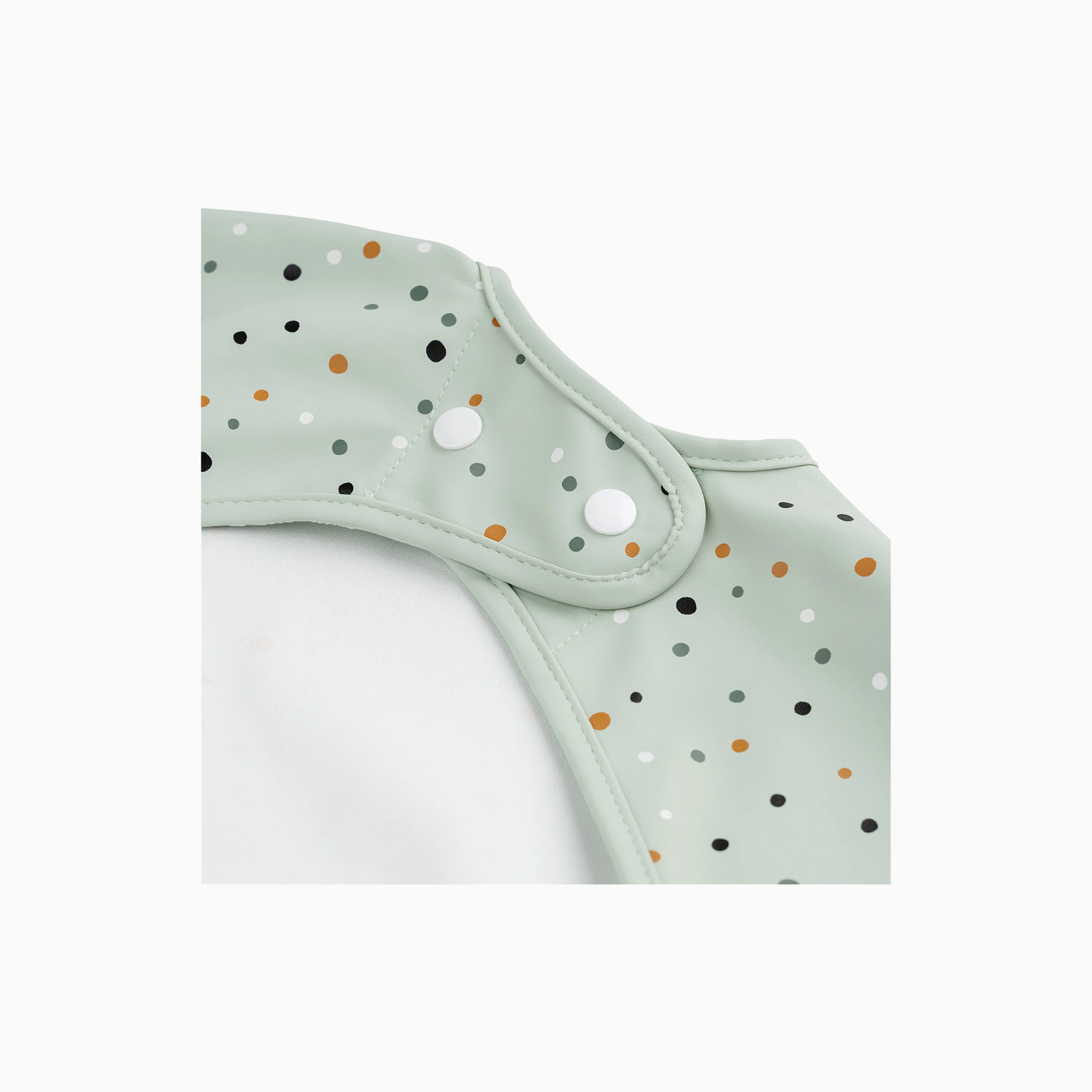 BABETE COM MANGAS E BOLSO HAPPY DOTS