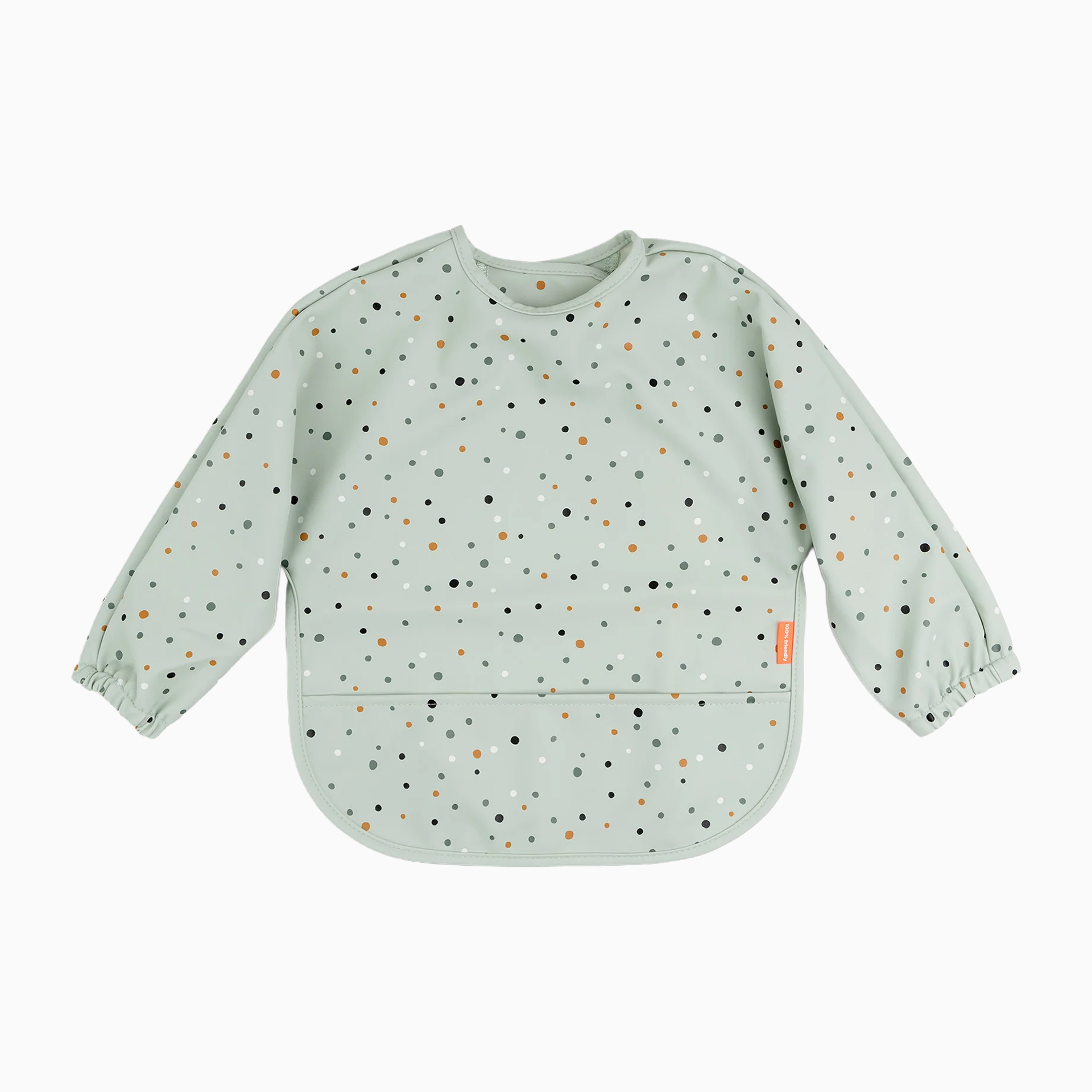 BABETE COM MANGAS E BOLSO HAPPY DOTS