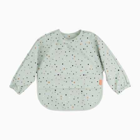 BABETE COM MANGAS E BOLSO HAPPY DOTS