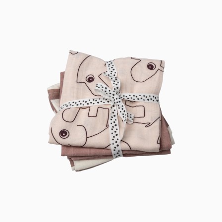 PACK 3 MUSSELINAS DEER FRIENDS