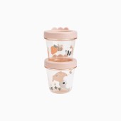 PACK 2 RECIPIENTES PARA COMIDA TINY FARM POWDER