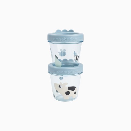 PACK 2 RECIPIENTES PARA COMIDA TINY FARM