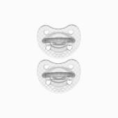 CHUPETAS PHYSIOFORMA CRYSTAL SILICONE 16-36M WHITE