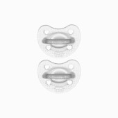 CHUPETAS PHYSIOFORMA CRYSTAL SILICONE 2-6M WHITE