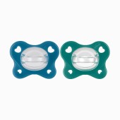 CHUPETAS PHYSIOFORMA DUAL SOFT SILICONE 16-36M AZUL