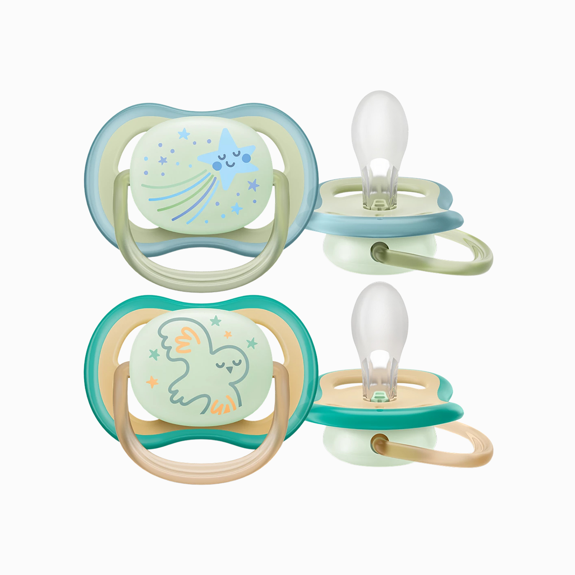 CHUPETAS ULTRA AIR NIGHT TIME 0-6M