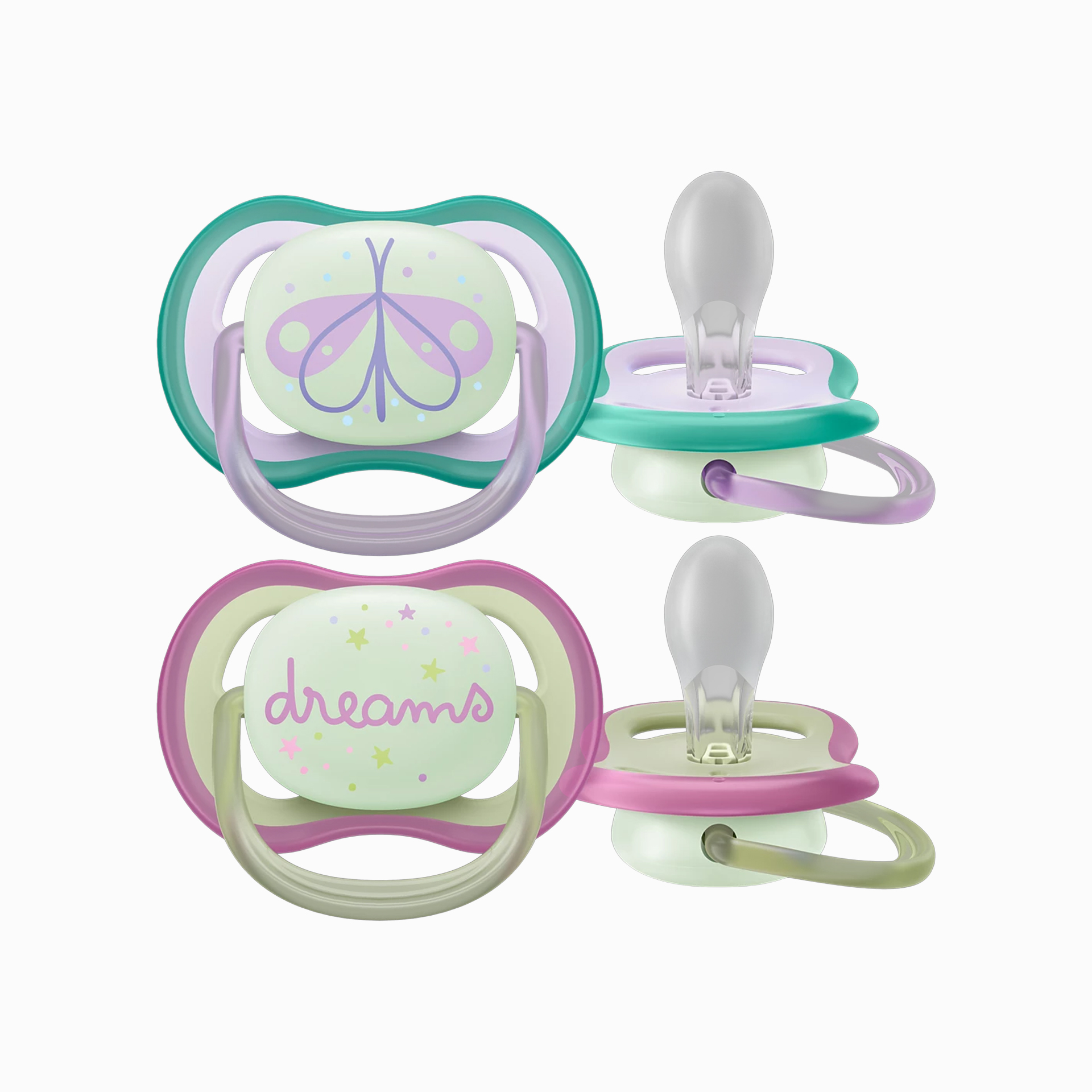 CHUPETAS ULTRA AIR NIGHT TIME 0-6M