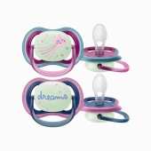 CHUPETAS ULTRA AIR NIGHT TIME 6-18M ROSA CHUPETAS ULTRA AIR NIGHT TIME 6-18M ROSA