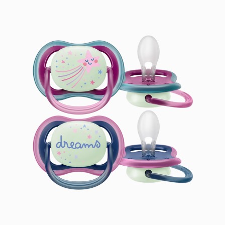 CHUPETAS ULTRA AIR NIGHT TIME 6-18M