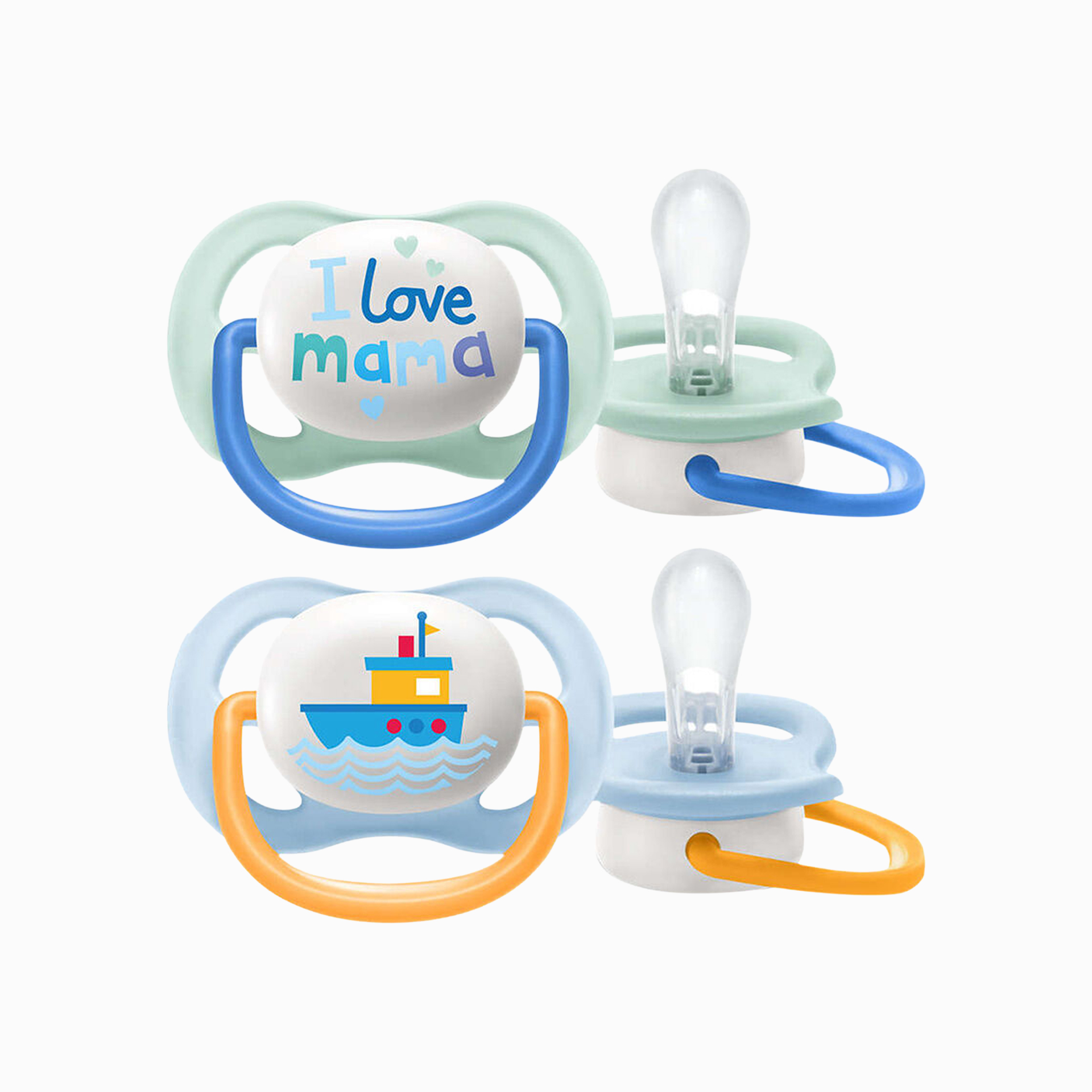 CHUPETAS ULTRA AIR HAPPY I LOVE MAMA 0-6M