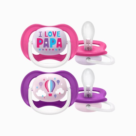 CHUPETAS ULTRA AIR HAPPY I LOVE PAPA 6-18M