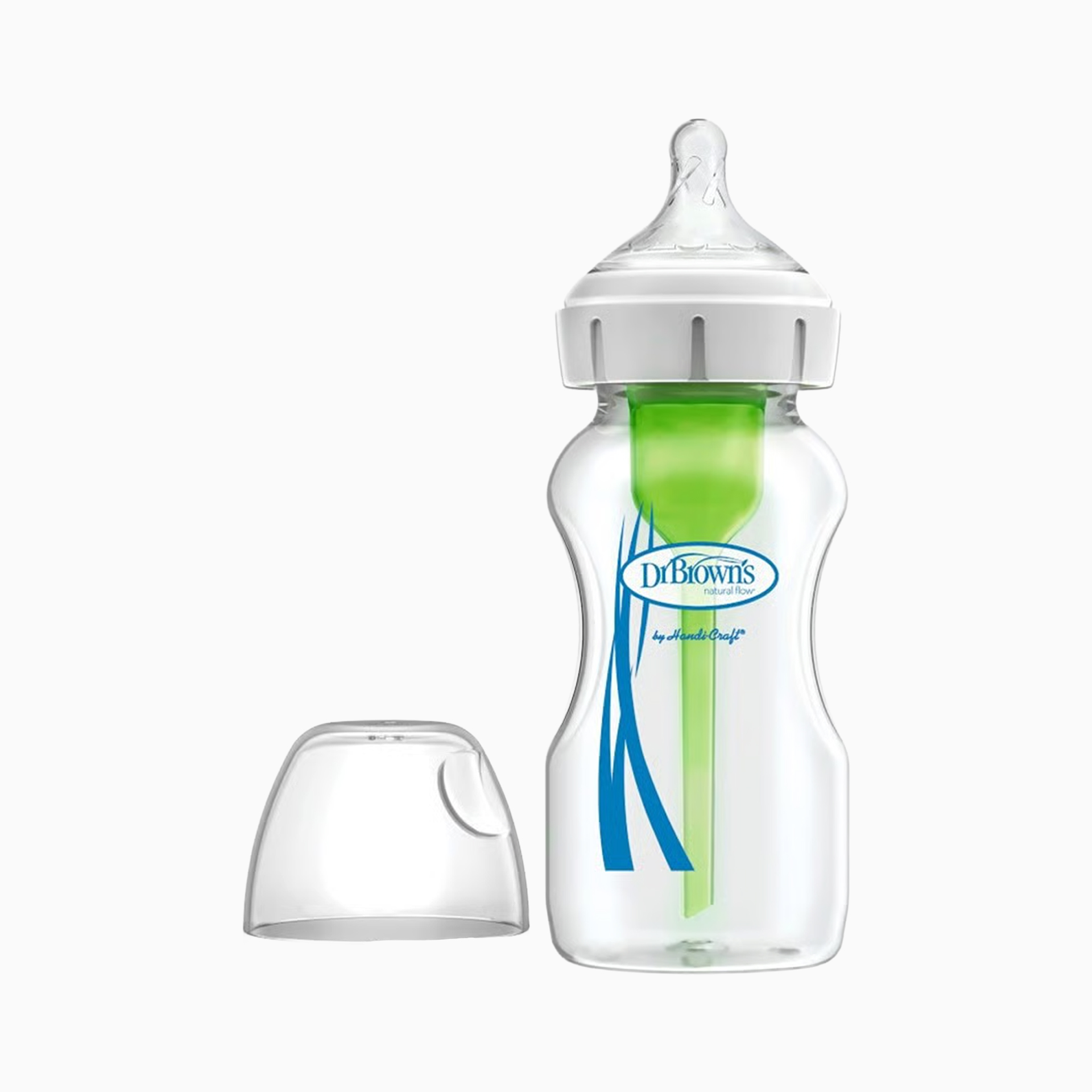 BIBERÃO GARGALO LARGO OPTIONS + VIDRO 270ML