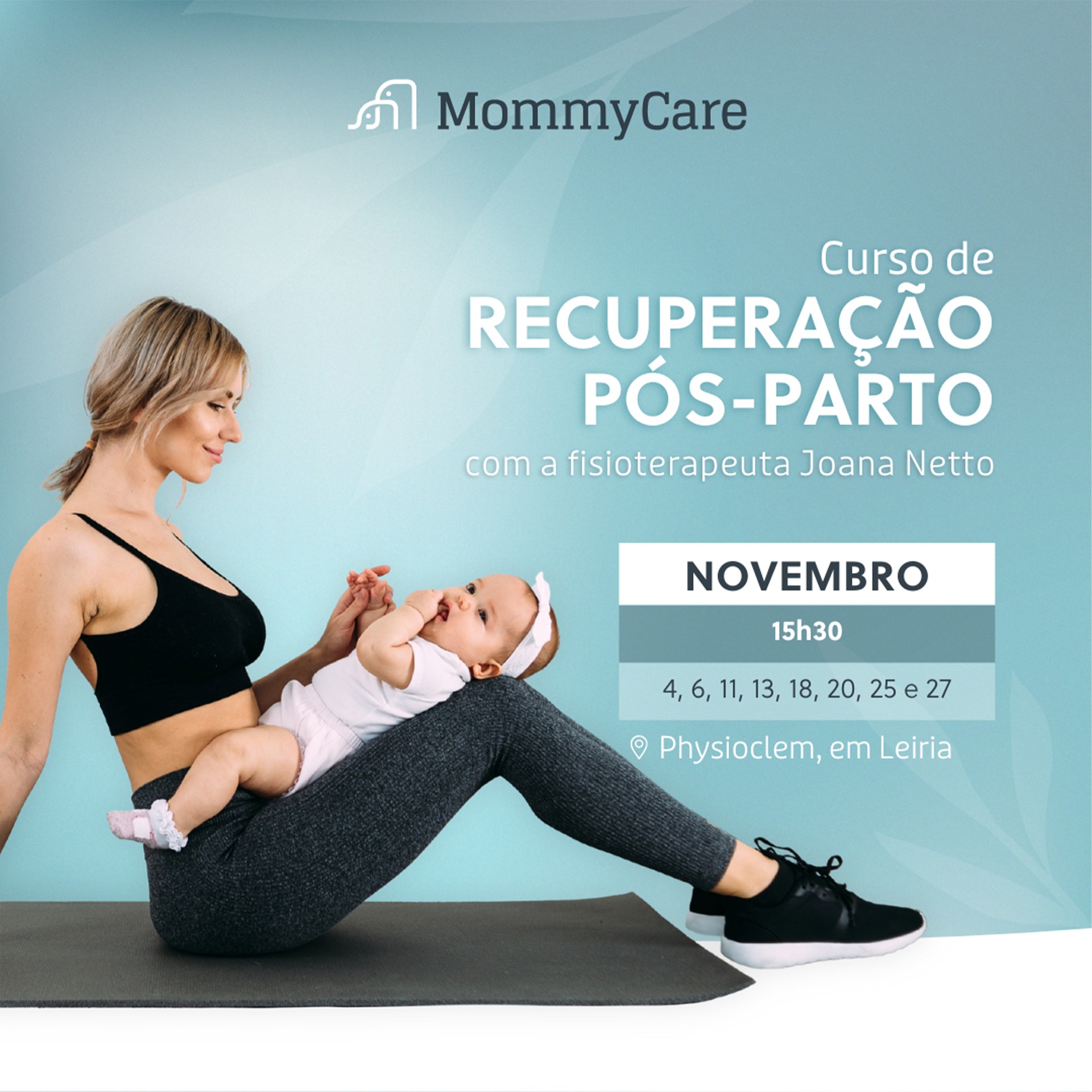 RECUPERAÇÃO PÓS PARTO NOVEMBRO