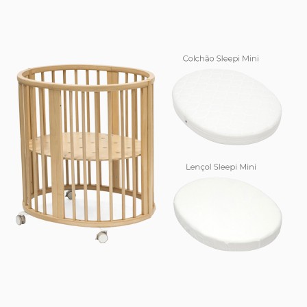 SLEEPI MINI + COLCHÃO MINI + LENÇOL