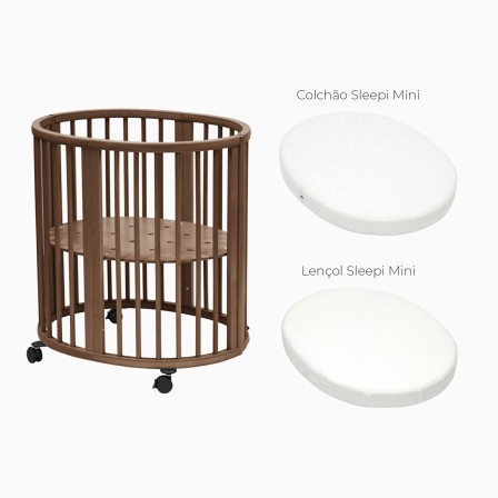 SLEEPI MINI + COLCHÃO MINI + LENÇOL