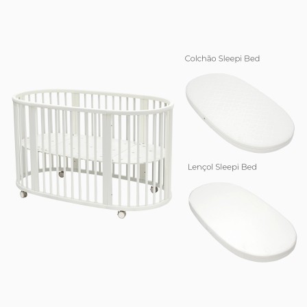 SLEEPI BED + COLCHÃO BED + LENÇOL