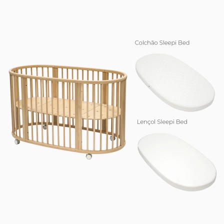 SLEEPI BED + COLCHÃO BED + LENÇOL