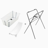 PACK BANHEIRA FLEXI BATH WHITE + SUPORTE PARA RECÉM-NASCIDOS + SUPORTE BANHEIRA PACK BANHEIRA FLEXI BATH WHITE + SUPORTE PARA RECÉM-NASCIDOS + SUPORTE BANHEIRA