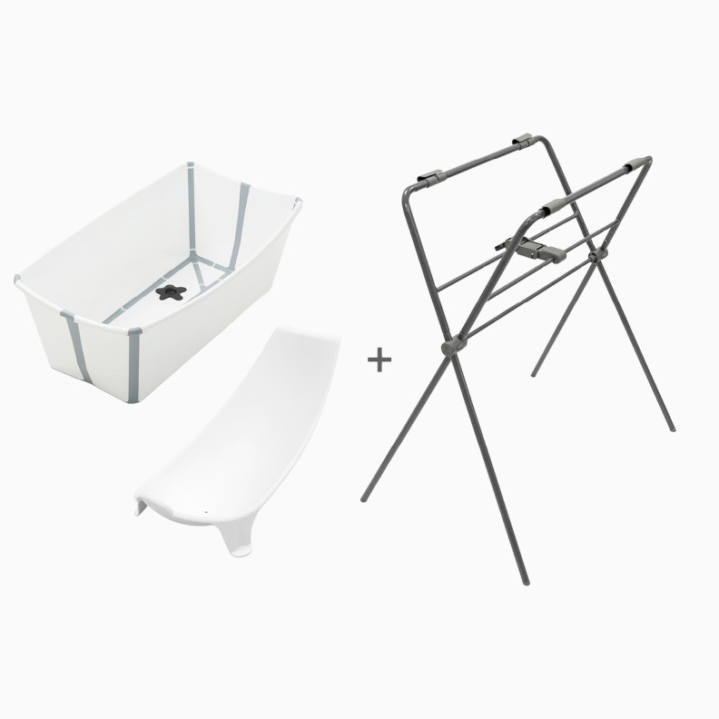 PACK BANHEIRA FLEXI BATH + SUPORTE PARA RECÉM-NASCIDOS + SUPORTE BANHEIRA