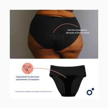 CUECA DE RECUPERA��O FLOWLY BLACK